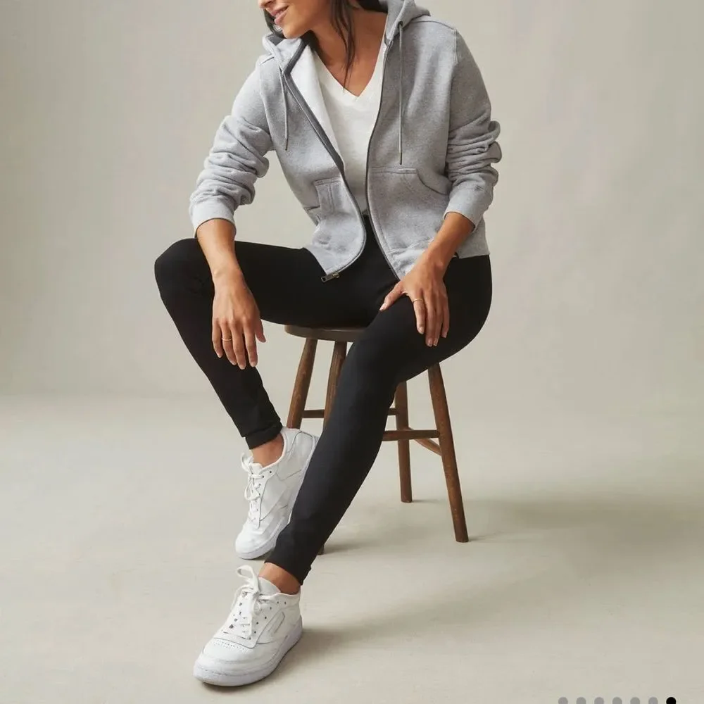 American Giant Black Ponte Pants